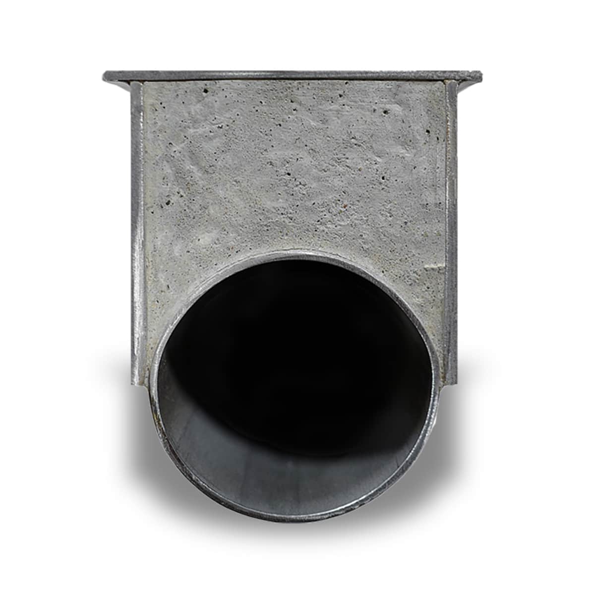 Mortar-Filled Flat-Back Elbow (Cement-Back)